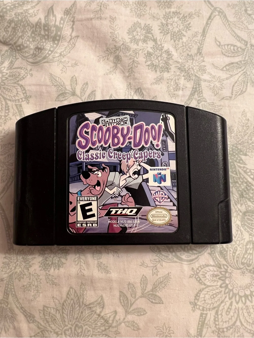 HQ Scooby-Doo! Classic Creep Capers N64 Game Cartridge - Black/Purple